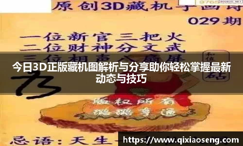 今日3D正版藏机图解析与分享助你轻松掌握最新动态与技巧